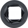 BGS Kraft-Steckschlüssel-Einsatz Sechskant, tief | Antrieb Innenvierkant 25 mm (1"") | SW 33 mm