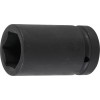 BGS Kraft-Steckschlüssel-Einsatz Sechskant, tief | Antrieb Innenvierkant 25 mm (1"") | SW 34 mm