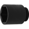 BGS Kraft-Steckschlüssel-Einsatz Sechskant, tief | Antrieb Innenvierkant 25 mm (1"") | SW 85 mm