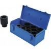 BGS Kraft-Steckschlüssel-Einsatz-Satz Sechskant, tief | Antrieb Innenvierkant 25 mm (1"") | SW 27 - 50 mm | 8-tlg.