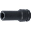 BGS Kraft-Steckschlüssel-Einsatz Sechskant, tief | Antrieb Innenvierkant 20 mm (3/4"") | SW 17 mm