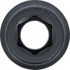 BGS Kraft-Steckschlüssel-Einsatz Sechskant, tief | Antrieb Innenvierkant 20 mm (3/4"") | SW 17 mm