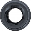 BGS Kraft-Steckschlüssel-Einsatz Sechskant, tief | Antrieb Innenvierkant 20 mm (3/4"") | SW 19 mm