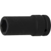 BGS Kraft-Steckschlüssel-Einsatz Sechskant, tief | Antrieb Innenvierkant 20 mm (3/4"") | SW 21 mm