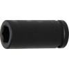 BGS Kraft-Steckschlüssel-Einsatz Sechskant, tief | Antrieb Innenvierkant 20 mm (3/4"") | SW 22 mm