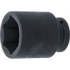 BGS Kraft-Steckschlüssel-Einsatz Sechskant, tief | Antrieb Innenvierkant 20 mm (3/4"") | SW 50 mm