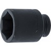 BGS Kraft-Steckschlüssel-Einsatz Sechskant, tief | Antrieb Innenvierkant 20 mm (3/4"") | SW 55 mm