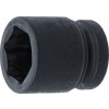 BGS Kraft-Steckschlüssel-Einsatz Sechskant | Antrieb Innenvierkant 25 mm (1"") | SW 38 mm
