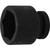BGS Kraft-Steckschlüssel-Einsatz Sechskant | Antrieb Innenvierkant 25 mm (1"") | SW 50 mm