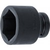 BGS Kraft-Steckschlüssel-Einsatz Sechskant | Antrieb Innenvierkant 25 mm (1"") | SW 55 mm