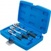 BGS Umschaltknarren-Satz | feinverzahnt | Abtrieb Außenvierkant 6,3 mm (1/4"") - 10 mm (3/8"") - 12,5 mm (1/2"") | 3-tlg.