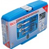 BGS Umschaltknarren-Satz | feinverzahnt | Abtrieb Außenvierkant 6,3 mm (1/4"") - 10 mm (3/8"") - 12,5 mm (1/2"") | 3-tlg.