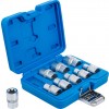 BGS Steckschlüssel-Einsatz-Satz E-Profil | Antrieb Innenvierkant 12,5 mm (1/2"") | SW E10 - E24 | 9-tlg.