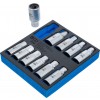 BGS Werkstattwageneinlage 1/6: Stehbolzen-Ausdreher-Satz | 5 - 16 mm | 11-tlg.
