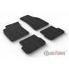 Original Gledring Passform Fußmatten Gummimatten 4 Tlg.+Fixing - AUDI A6 (4F) 2004-2010/AVANT