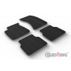Original Gledring Passform Fußmatten Gummimatten 4 Tlg.+Fixing - AUDI A8 2009-2017 Sedan&Limousine (Automatik)
