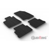 Original Gledring Passform Fußmatten Gummimatten 4 Tlg.+Fixing - DACIA Jogger 04.2022->