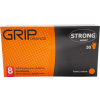 Stronghand Nitril Handschuhe GRIP orange, puderfrei, Größe M - 8, 50 Stück Packung