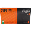 Stronghand Nitril Handschuhe GRIP orange, puderfrei, Größe L - 9, 50 Stück Packung