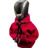Auto Schaltknauf Kaputzen Hoodie Farbe ROT