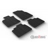 Original Gledring Passform Fußmatten Gummimatten 4 Tlg.+Fixing - TOYOTA Camry / Hybrid Sedan 02.2019-> (Automatik)