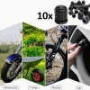 10 Stk. Set Reifenventil-Kappe Standard schwarz für PKW, SUV, Motorrad, Fahrrad