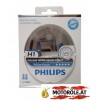 H1 Philips 12V 55W P14,5s WhiteVision 2st. Set + 2 xW5W