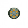 LED Metalsockel PY21W Bau15s 30x3030 SMD Orange 100 % Canbus Inside