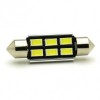 LED Soffitte C10W 41mm 6x 5630 SMD Weiß Canbus