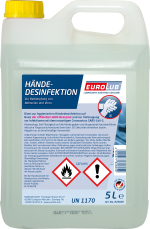 EUROLUB Händedesinfektion Desinfektionsmittel 5 Liter Kanister