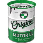 Puch Original Motoröl - Spardose im Ölfass-Design