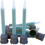 STC Mischspitzen für neues Mischsystem grün für 24 ml / 50 ml Doppelkartuschen 10er Pack | 7703-1