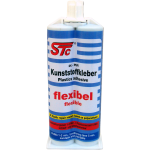 STC 2K PUR Kunststoffkleber flexibel 50ml Doppelkartusche | 7701
