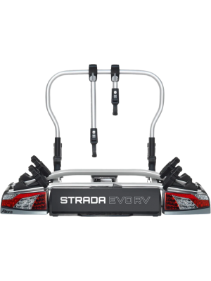 Atera Strada Evo RV Fahrradträger für 2 Bikes silber - speziell für Flügeltüren und große Heckklappen
