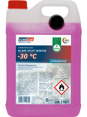 EUROLUB Scheibenfrostschutz Fertigmischung -30°C Bergkieferduft 5l