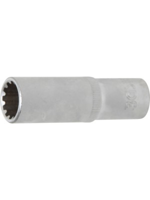 BGS 10256 Steckschlüssel-Einsatz Gear Lock, tief | Antrieb Innenvierkant 12,5 mm (1/2"") | SW 16 mm
