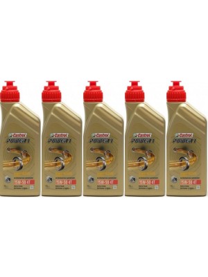 Castrol Power 1 4T 15W-50 Motorrad Motoröl 5x 1l = 5 Liter
