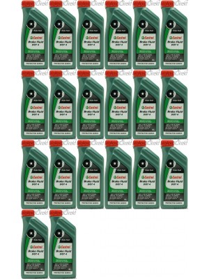 Castrol Brake Fluid DOT 4 Bremsflüssigkeit 20x 1l = 20 Liter