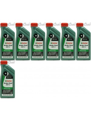 Castrol Brake Fluid DOT 4 Bremsflüssigkeit 7x 1l = 7 Liter