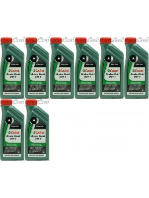 Castrol Brake Fluid DOT 4 Bremsflüssigkeit 8x 1l = 8 Liter