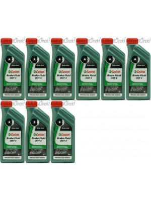 Castrol Brake Fluid DOT 4 Bremsflüssigkeit 9x 1l = 9 Liter
