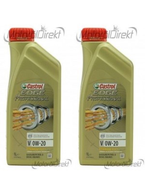 Castrol Edge Professional Fluid Titanium V 0W-20 Motoröl 2x 1l = 2 Liter