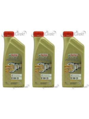 Castrol Edge Professional Fluid Titanium V 0W-20 Motoröl 3x 1l = 3 Liter