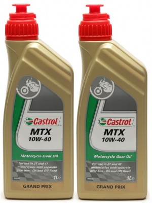 Castrol MTX 10W-40 Motorrad-Getriebeöl 2x 1l = 2 Liter