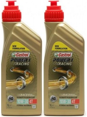 Castrol Power 1 Racing 4T Motoröl 10W-30 2x 1l = 2 Liter