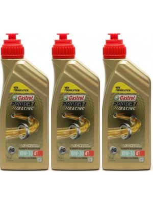 Castrol Power 1 Racing 4T Motoröl 10W-30 3x 1l = 3 Liter