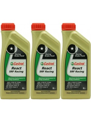 Castrol React SRF Racing Bremsflüssigkeit 3x 1l = 3 Liter