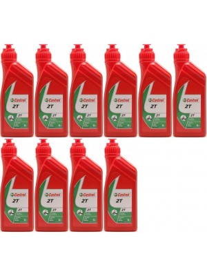 Castrol 2T mineralisches Motorrad Motoröl 10x 1l = 10 Liter