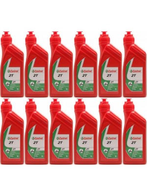 Castrol 2T mineralisches Motorrad Motoröl 12x 1l = 12 Liter