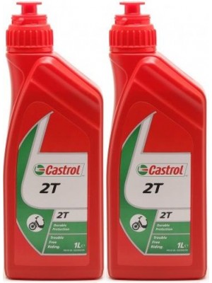 Castrol 2T mineralisches Motorrad Motoröl 2x 1l = 2 Liter